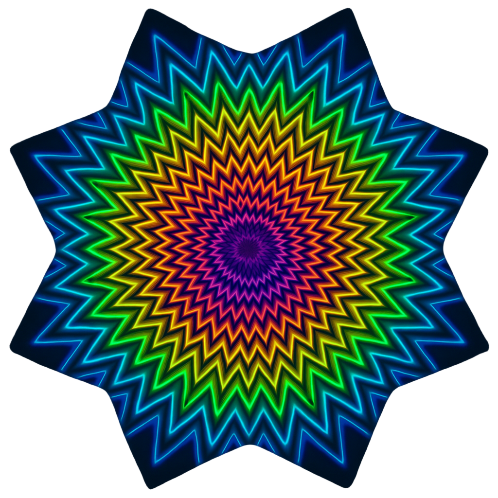 "Pyro" JUMBO UV/LED Star